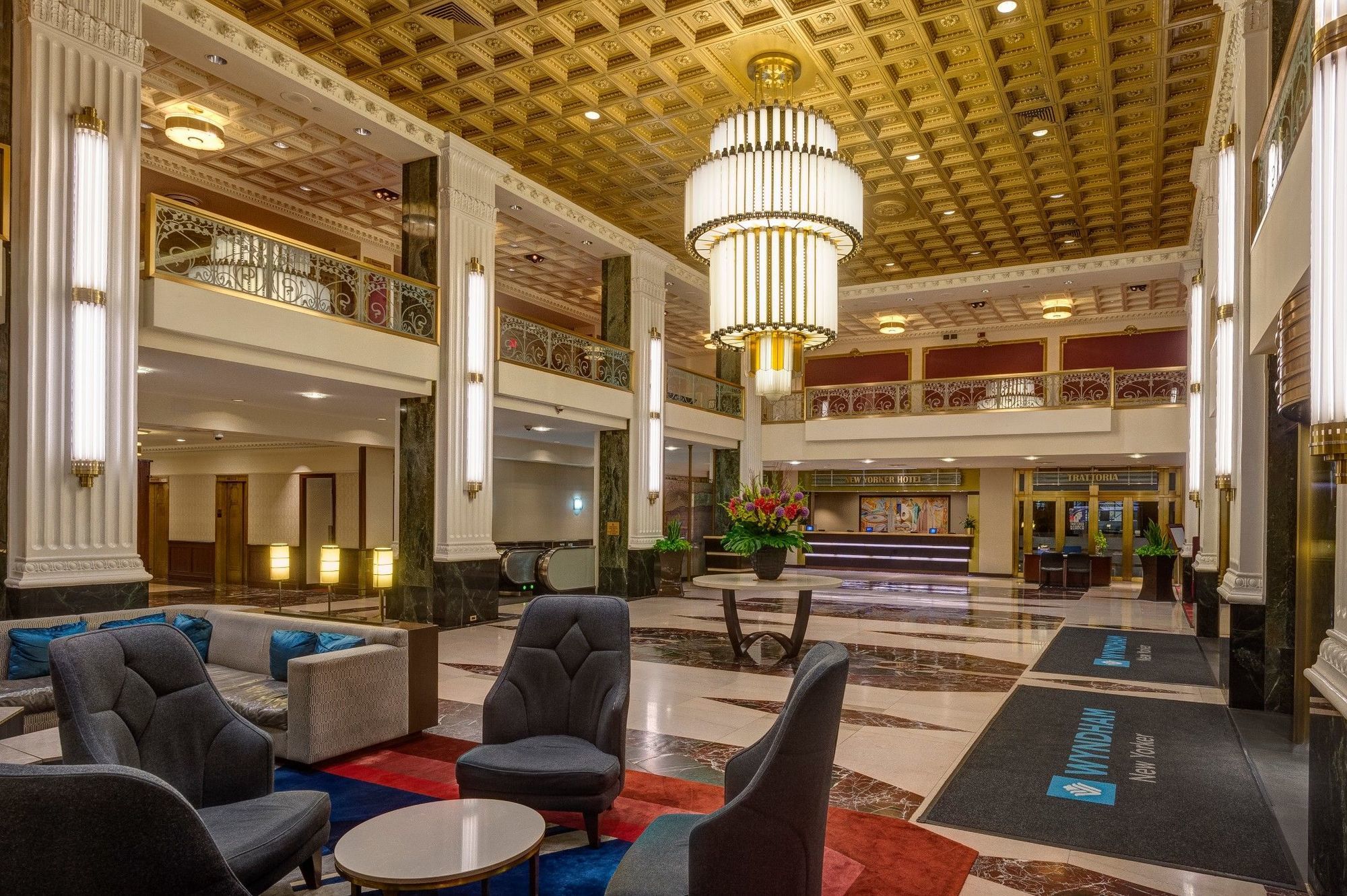 The New Yorker, A Wyndham Hotel Exterior foto The lobby of the New Yorker Hotel